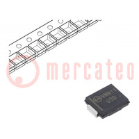 Diode: rectifying; SMD; 200V; 3A; 35ns; SMC; Ufmax: 0.89V; Ifsm: 100A