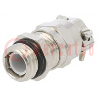 Cable gland; with earthing; M12; 1.5; IP68; brass; HSK-MZ-EMC-Ex