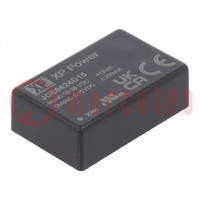 Converter: DC/DC; 6W; Uin: 18÷36V; Uout: 15VDC; Uout2: -15VDC; DIP24