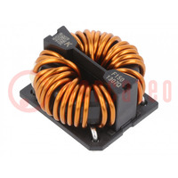 Inductor: wire with current compensation; THT; 2.5mH; 5.14mΩ