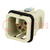 Connector: HDC; contact insert; male; Han® D; PIN: 8; 7+PE; size 3A