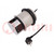 Plug socket strip: furniture; IP20; 16A; 3680W; silver; 250VAC