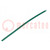 Insulating tube; fiberglass; green; -20÷155°C; Øint: 2mm