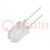 LED; 10mm; orange; 30°; Front: convexe; 2÷2,6V; Nb sorties: 2; 390mW