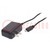 Zasilacz: impulsowy; sieciowy,wtykowy; 5VDC; 1A; 5W; Wyj: USB micro