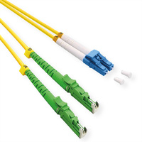ROLINE LWL-Kabel duplex 9/125µm OS2, LSH APC / LC UPC, LSOH, gelb, 7,5 m