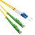 ROLINE LWL-Kabel duplex 9/125µm OS2, LSH APC / LC UPC, LSOH, gelb, 5 m