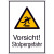 Warn-Kombischild,Folie,Vorsicht! Stolpergefahr,13,1x18,5 cm DIN EN ISO 7010 W007 + Zusatztext ASR A1.3 W007 + Zusatztext