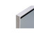 WSM Schiebetür-Wandtafel, für Inneneinsatz, Bautiefe 30 mm, eloxiert, alu silberfarbig, für DIN A3