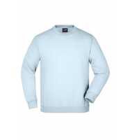 James & Nicholson Klassisches Komfort Rundhals-Sweatshirt Kinder JN040K Gr. 164 light-blue
