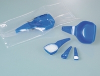 Measuring spoon 10 ml, PS, blue, sterilepack of 100