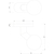 Skizze zu Türknopf fest auf Rosette oval, Edelstahl matt