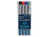 Universalmarker non-permanent Maxx 221 S, 0,4 mm, sortiert, 4er Etui