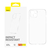 BASEUS LUCENT SERIES COQUE POUR IPHONE 13 TRANSPARENT P60157200203-00