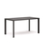 Culip buitentafel in aluminium met grijze afwerking 150 x 77 cm