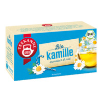 Teekanne Bio Kamille, 18 Doppelkammerbeutel