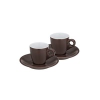Kela 12755 Espresso-Set Mattia Keramik braun 6,5cm 12,0cmØ 50,0ml