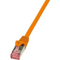 LogiLink CAT6 S/FTP Patchkabel AWG27 PIMF orange 0,50m
