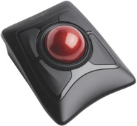 Expert Mouse Kabelloser Trackball, schwarz/rot