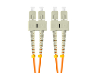 Lanberg FO-SUSU-MD21-0050-OG kabel optyczny 5 m SC OM2 Pomarańczowy