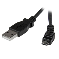 StarTech.com 2m USB2.0 A - micro B USB kábel USB A Micro-USB B Fekete