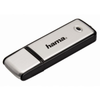 Hama Fancy 128GB USB 2.0 pamięć USB USB Typu-A Czarny, Srebrny