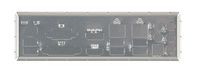 Supermicro MCP-260-00063-0N computerbehuizing onderdelen Rack I/O-schild
