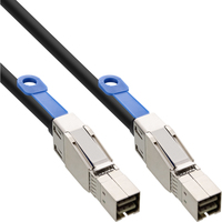 InLine 27638B Serial Attached SCSI (SAS)-kabel 1 m Zwart