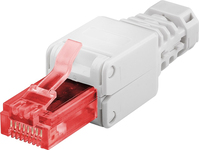 Goobay 44738 kabel-connector RJ45 Wit
