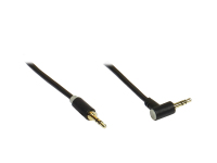 Alcasa 3.5mm/3.5mm 2m audio kabel Zwart