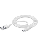 Cellularline USBDATACUSBA-CW USB-kabel 1,2 m USB 2.0 USB A USB C Wit