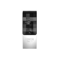 Silicon Power Mobile C31 unità flash USB 128 GB USB Type-A / USB Type-C 3.2 Gen 1 (3.1 Gen 1) Nero, Grigio, Argento