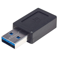 Manhattan Adaptador de USB-A a USB-C con Súper Velocidad