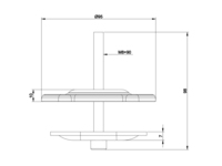 Multibrackets 5884 Accessorio per il montaggio del monitor