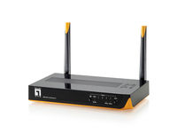 LevelOne WBR-6022 router inalámbrico Ethernet rápido Banda única (2,4 GHz) Negro, Amarillo
