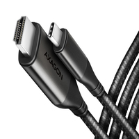 Axagon RVC-HI2MC Videokabel-Adapter 1,8 m USB Typ-C HDMI Schwarz
