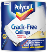 Polycell Crack-Free Ceilings Smooth Silk Flexible Paint 2.5 L