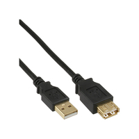 InLine 34615S USB-kabel 1,5 m USB 2.0 USB A Zwart