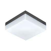 EGLO SONELLA Wand-/Deckenbeleuchtung für den Außenbereich SMD LED Module LED 8,2 W Anthrazit