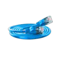 SLIM Patchcords PKW-LIGHT-STP-K6A 0.1 BL Netzwerkkabel Blau 0,1 m Cat6a U/FTP (STP)