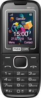MaxCom MM135 telefon komórkowy 4,5 cm (1.77") 60 g Czarny, Niebieski