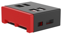 Panduit SKUSBA-V clip sicura Bloccaporte USB tipo A Nero, Rosso 5 pz