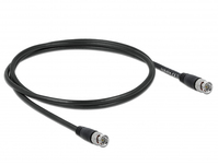 DeLOCK 80081 coax-kabel 1 m BNC Zwart
