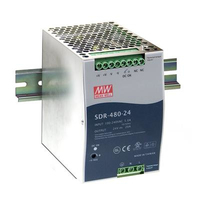 MEAN WELL SDR-480-48 áramátalakító és inverter 480 W