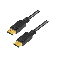 LogiLink CV0139 DisplayPort kabel 5 m Zwart