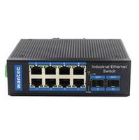 Wantec 3407 Netzwerk-Switch Gigabit Ethernet (10/100/1000) Schwarz, Blau