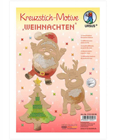 URSUS Kreuzstich-Motive „Weihnachten“ 250 g/m²