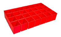 ProClick A3 CT M 74 Set gereedschapskisten Polystyreen Rood