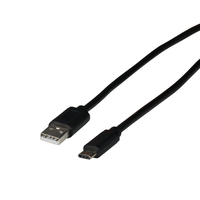 EFB Elektronik EBUSBC-USB20AK.2 USB-kabel 2 m USB 2.0 USB C USB A Zwart