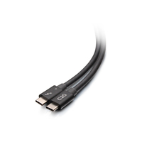 C2G 2 m lange actieve Thunderbolt™ 4 USB-C®-kabel (40 Gbps)